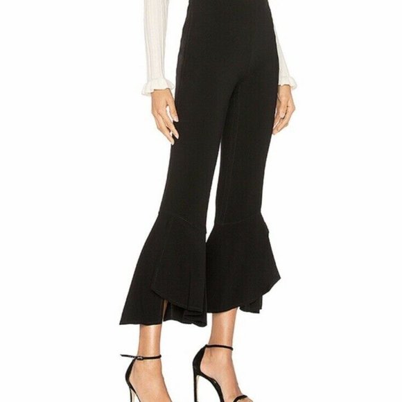 SOLD. Cinq a Sept Benton Flare Hem Pants NWT 10 - Picture 2 of 5